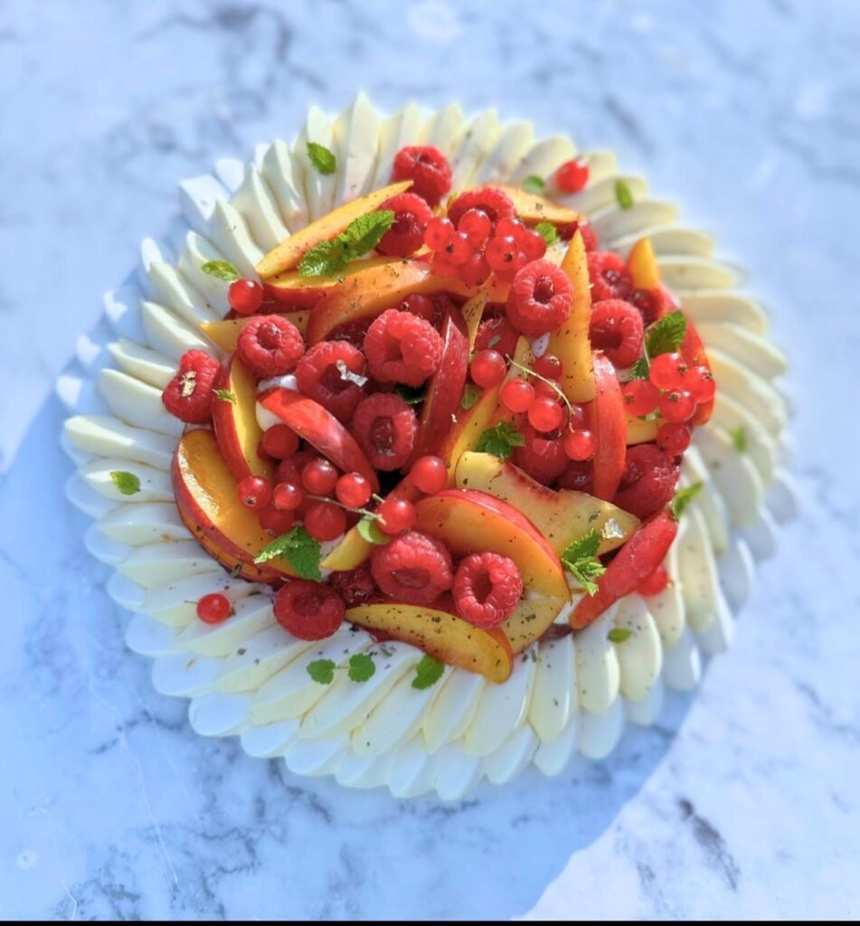 Pavlova fruits rouge