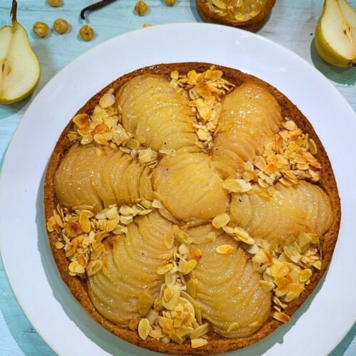 Tarte poire amande