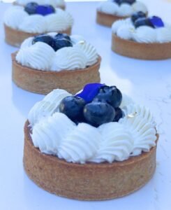 Tartelettes myrtilles vanille