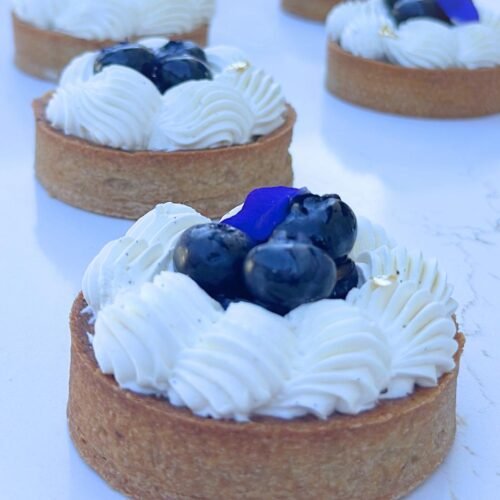 Tartelettes myrtilles vanille