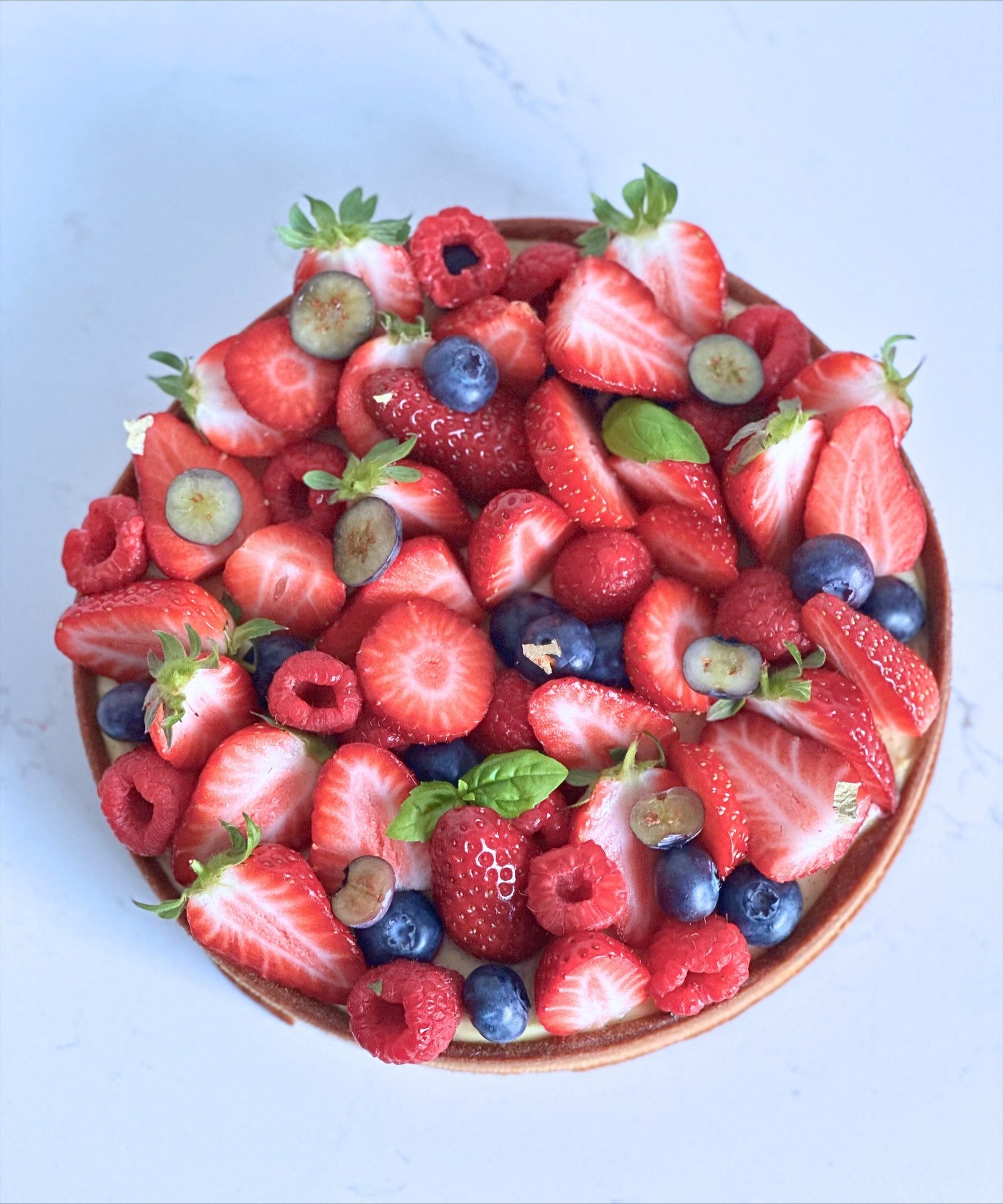 Tarte aux fruits rouges
