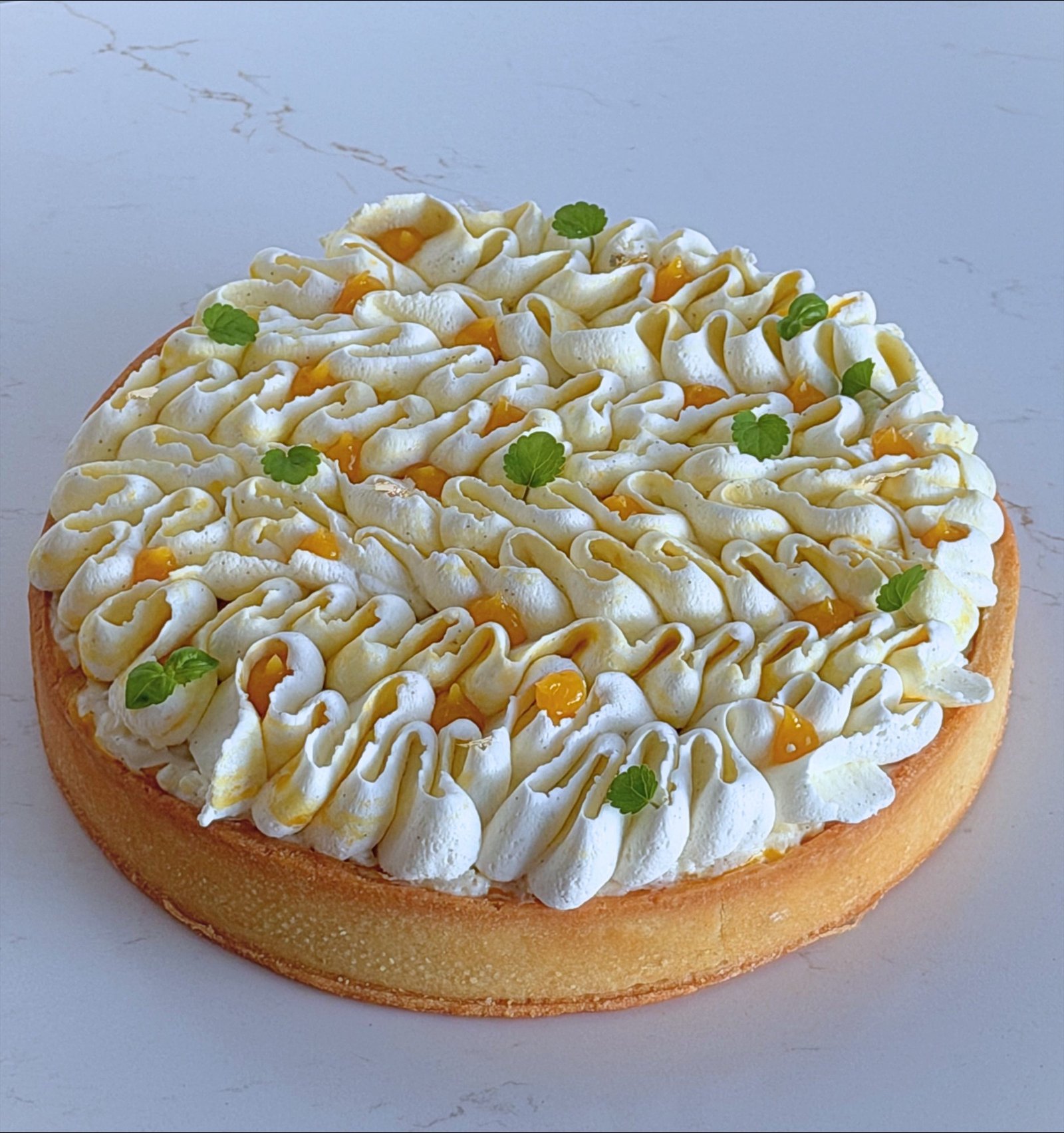 tarte mangue riz au lait