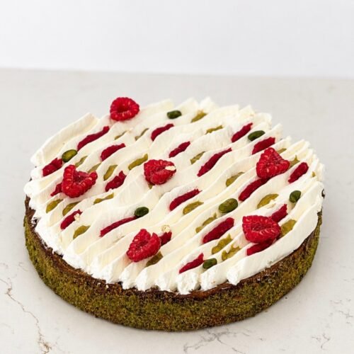 tarte framboise pistache 1 Tarte framboise pistache