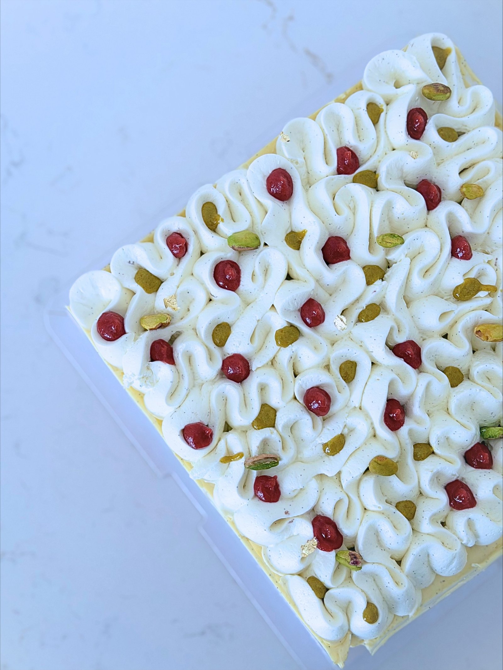 fraisier pistache