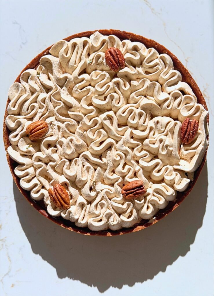 Tarte pécan poire choco